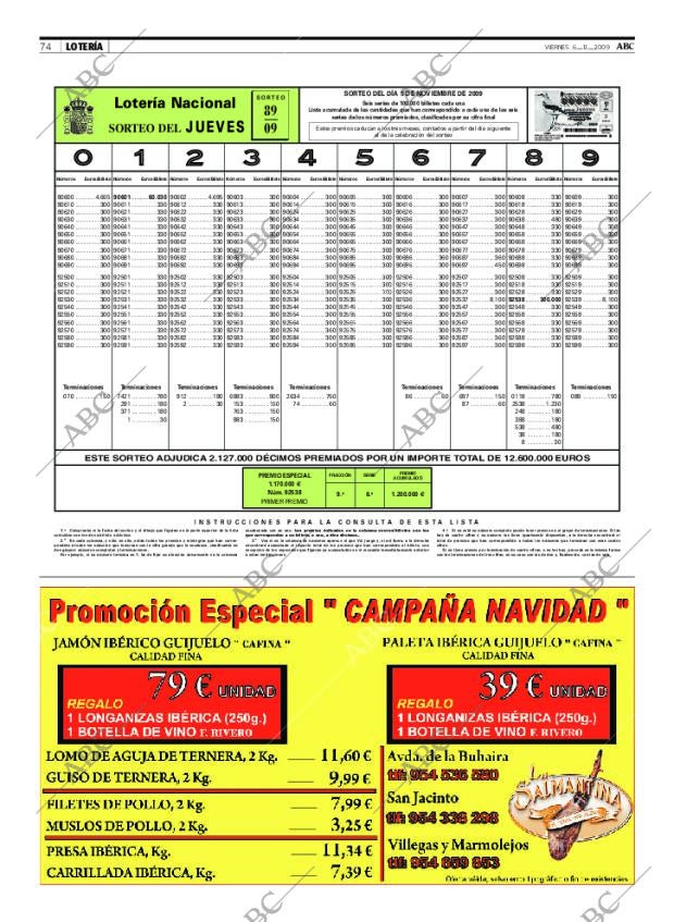 ABC SEVILLA 06-11-2009 página 74