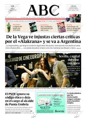 ABC SEVILLA 07-11-2009 página 1