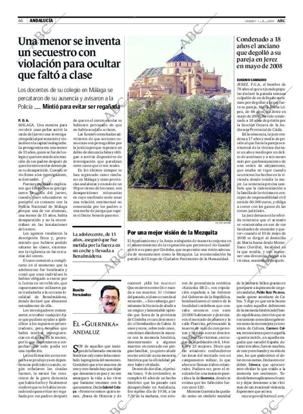 ABC SEVILLA 07-11-2009 página 46