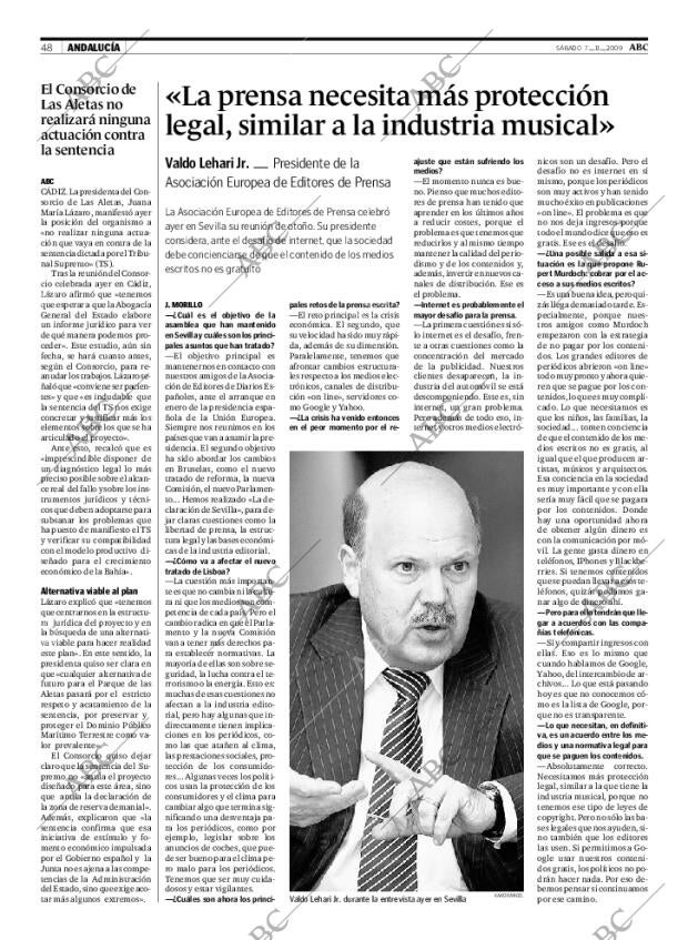 ABC SEVILLA 07-11-2009 página 48