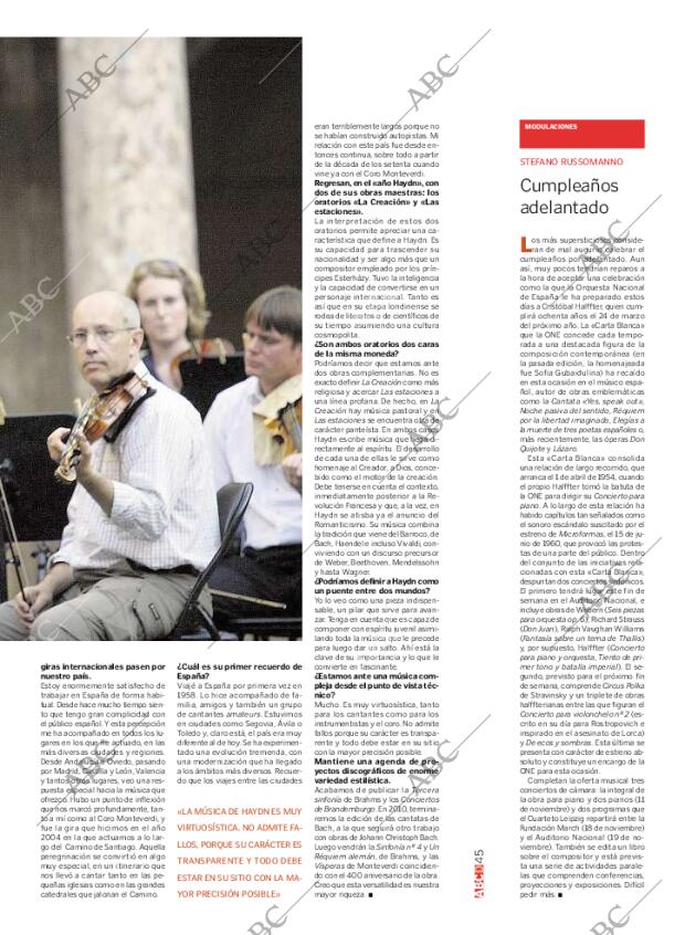 CULTURAL MADRID 07-11-2009 página 45