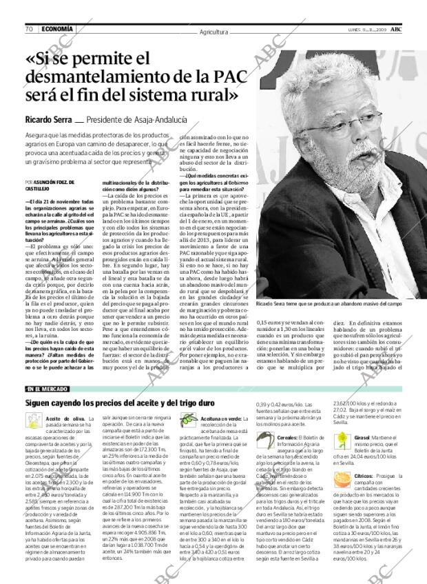 ABC SEVILLA 09-11-2009 página 70