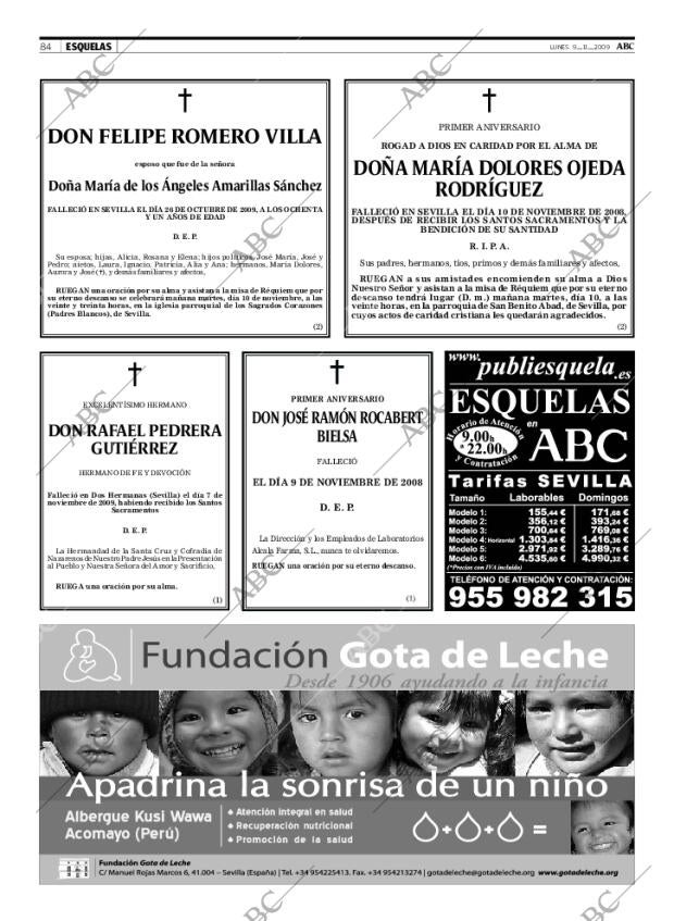 ABC SEVILLA 09-11-2009 página 84