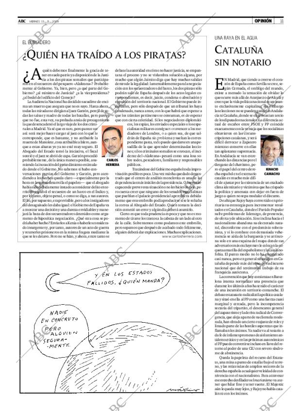 ABC MADRID 13-11-2009 página 11