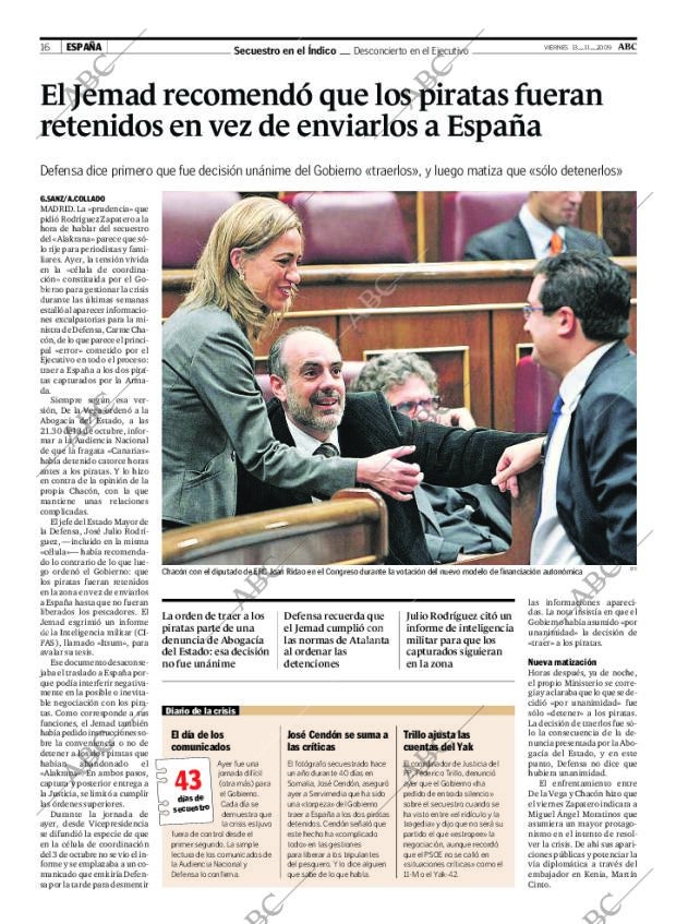 ABC MADRID 13-11-2009 página 16