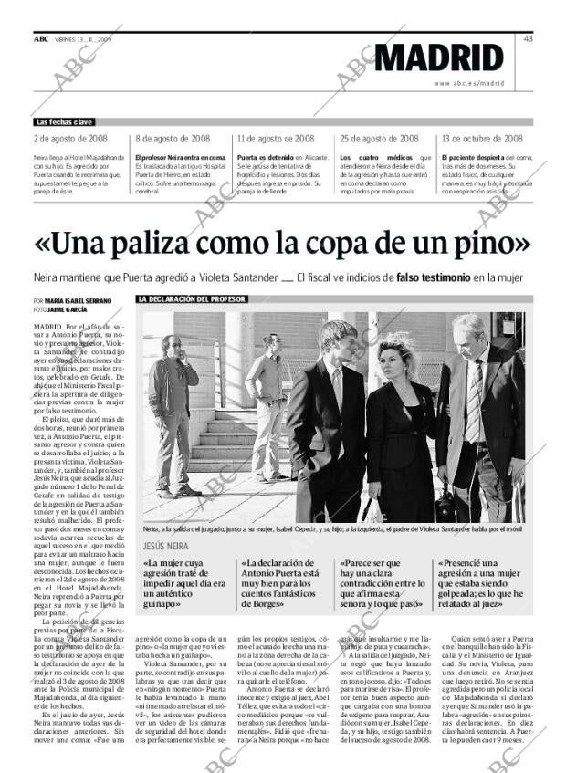 ABC MADRID 13-11-2009 página 43