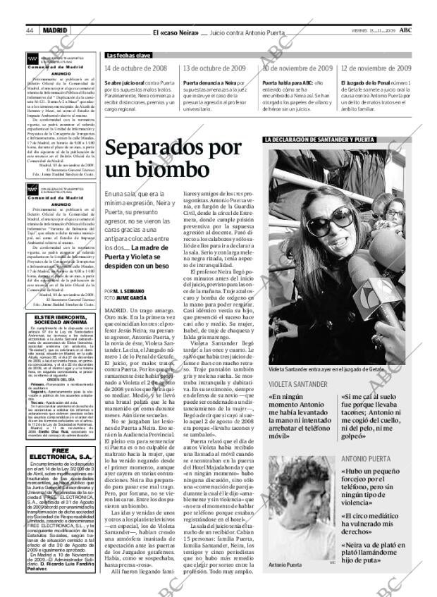 ABC MADRID 13-11-2009 página 44