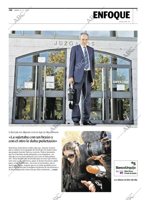 ABC MADRID 13-11-2009 página 5