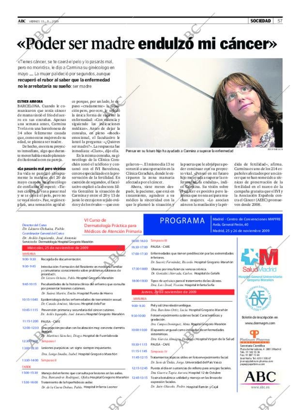 ABC MADRID 13-11-2009 página 57