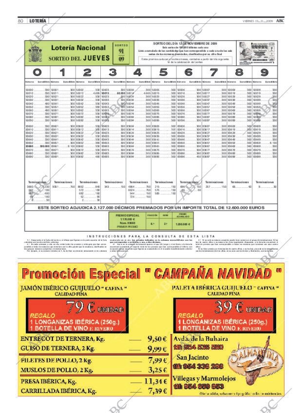 ABC SEVILLA 13-11-2009 página 80