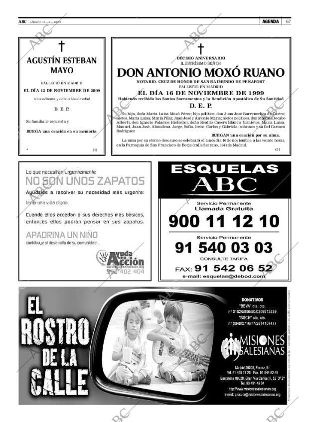 ABC MADRID 14-11-2009 página 67