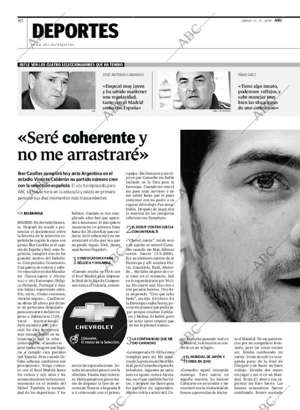 ABC MADRID 14-11-2009 página 80