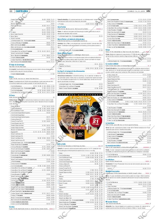 ABC MADRID 15-11-2009 página 90