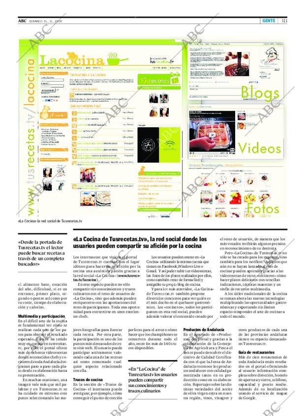 ABC SEVILLA 15-11-2009 página 113