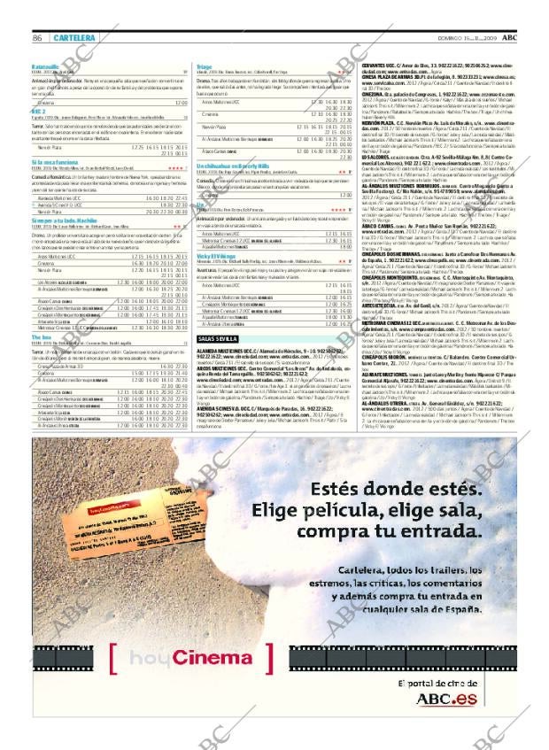 ABC SEVILLA 15-11-2009 página 88