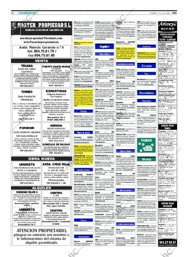 ABC SEVILLA 15-11-2009 página 94