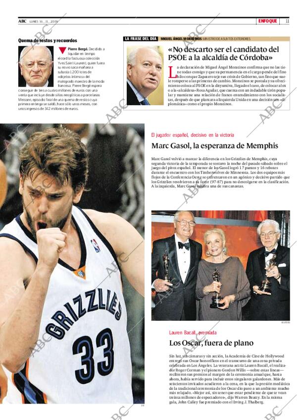 ABC MADRID 16-11-2009 página 11