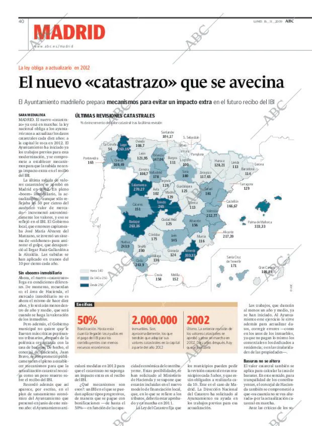 ABC MADRID 16-11-2009 página 40