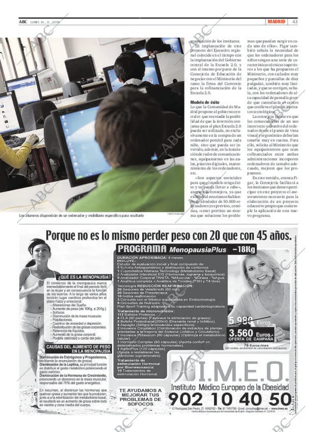 ABC MADRID 16-11-2009 página 43