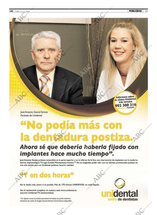 ABC MADRID 16-11-2009 página 63