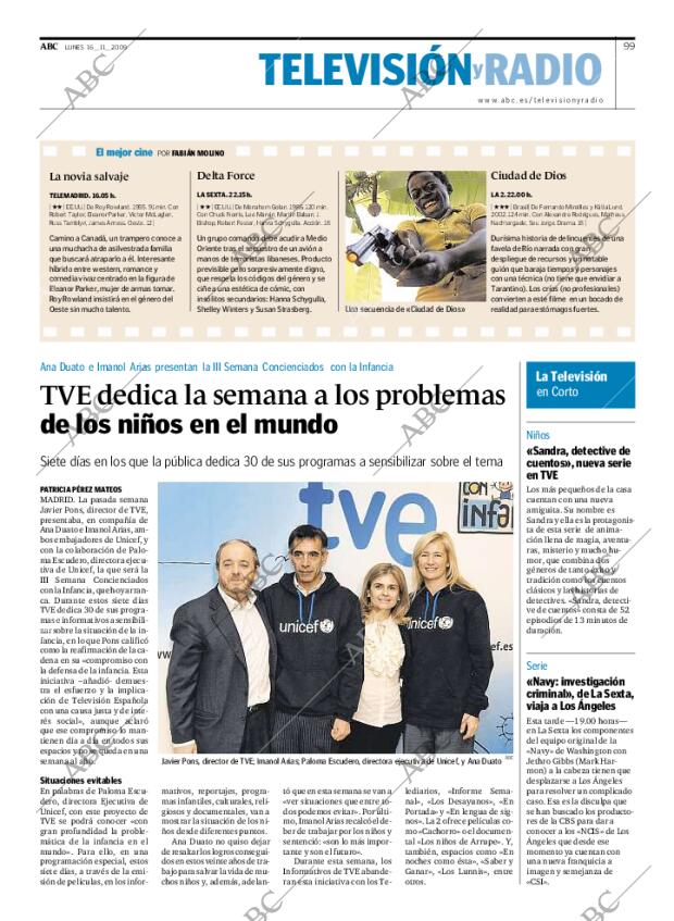 ABC MADRID 16-11-2009 página 99