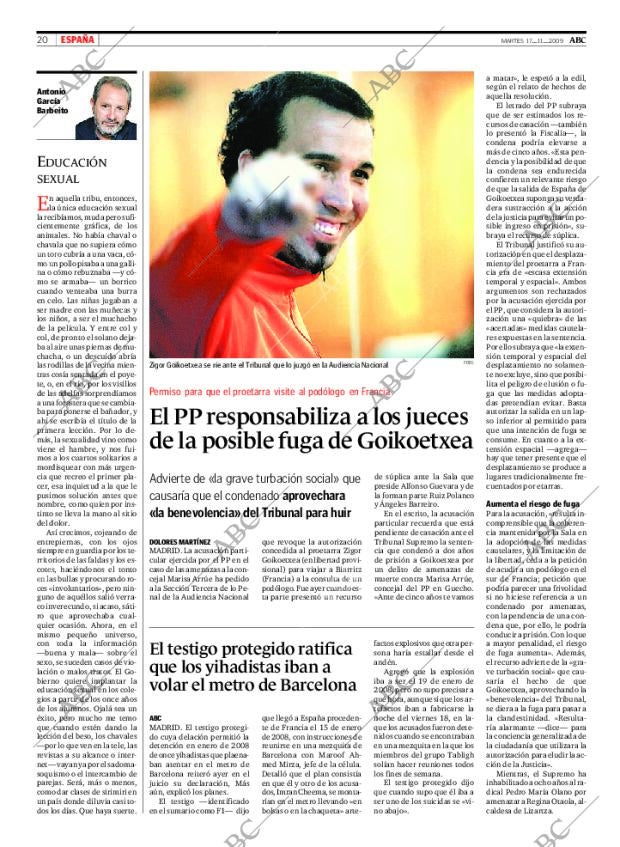 ABC CORDOBA 17-11-2009 página 20