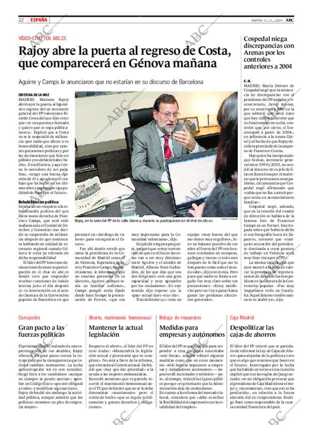 ABC CORDOBA 17-11-2009 página 22