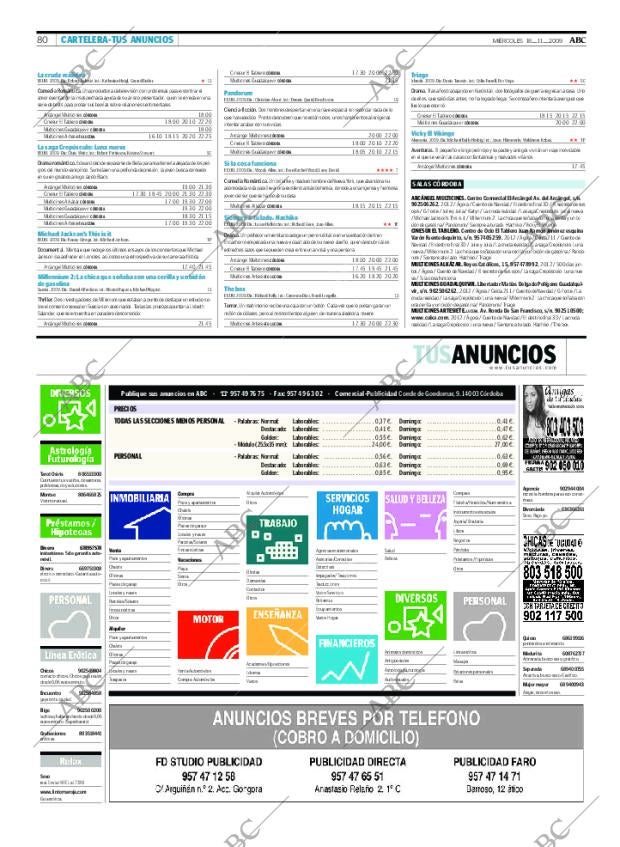 ABC CORDOBA 18-11-2009 página 80