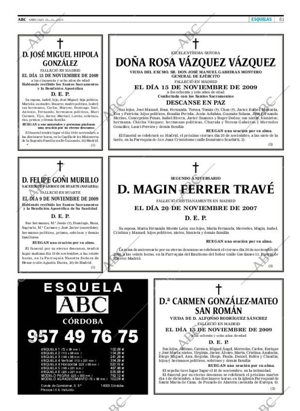 ABC CORDOBA 18-11-2009 página 81