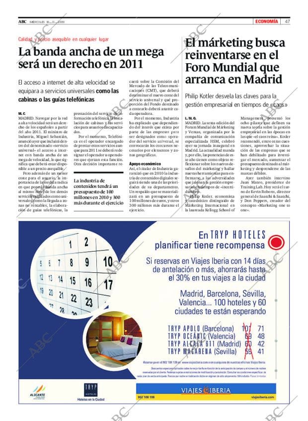ABC MADRID 18-11-2009 página 47