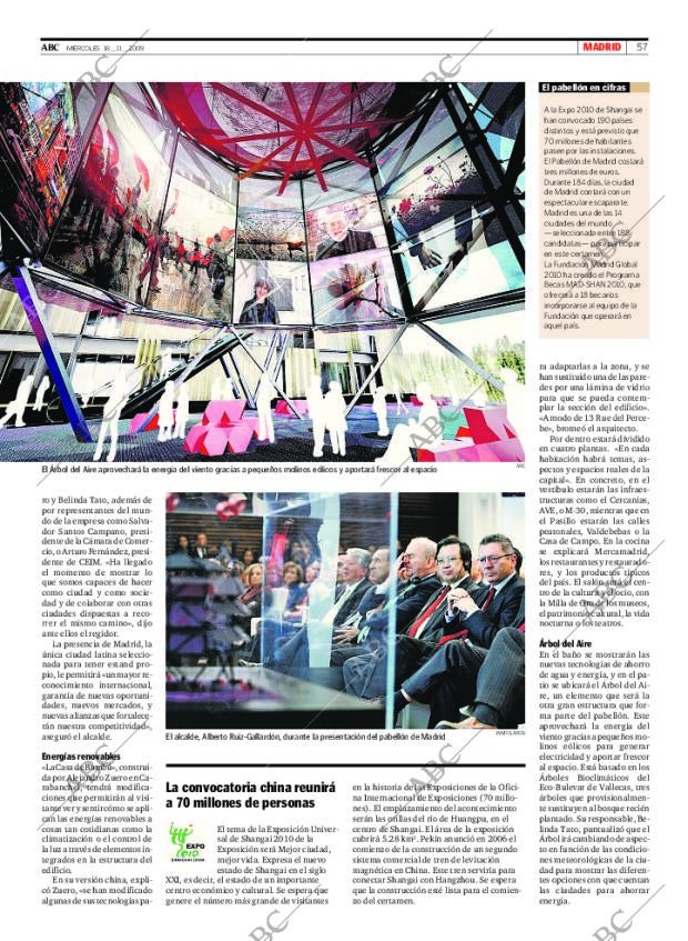 ABC MADRID 18-11-2009 página 57