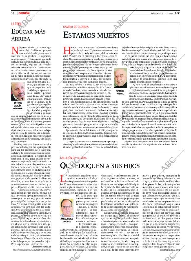 ABC SEVILLA 18-11-2009 página 14