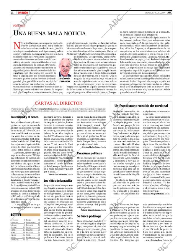 ABC SEVILLA 18-11-2009 página 16
