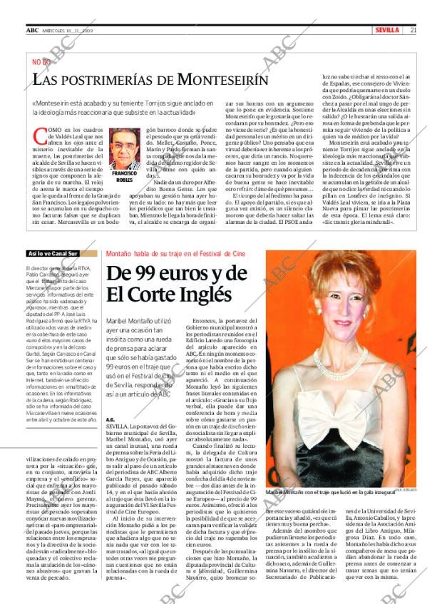 ABC SEVILLA 18-11-2009 página 21