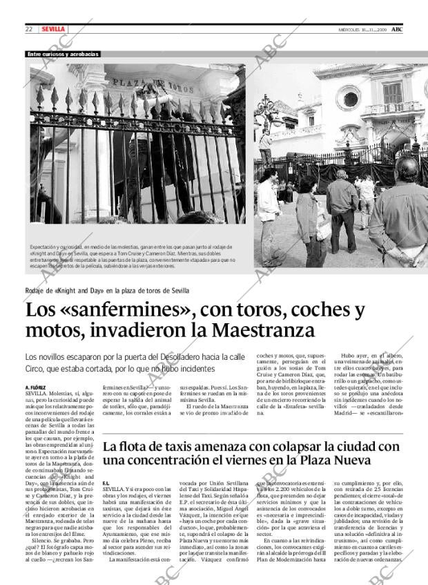 ABC SEVILLA 18-11-2009 página 22