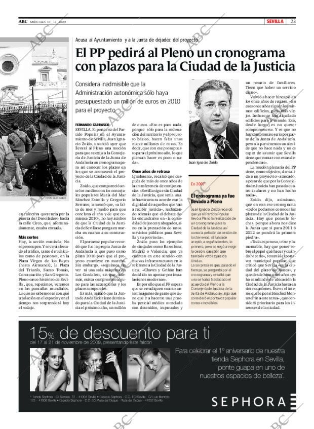 ABC SEVILLA 18-11-2009 página 23