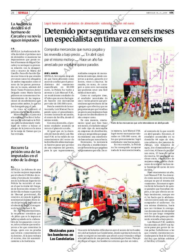 ABC SEVILLA 18-11-2009 página 28
