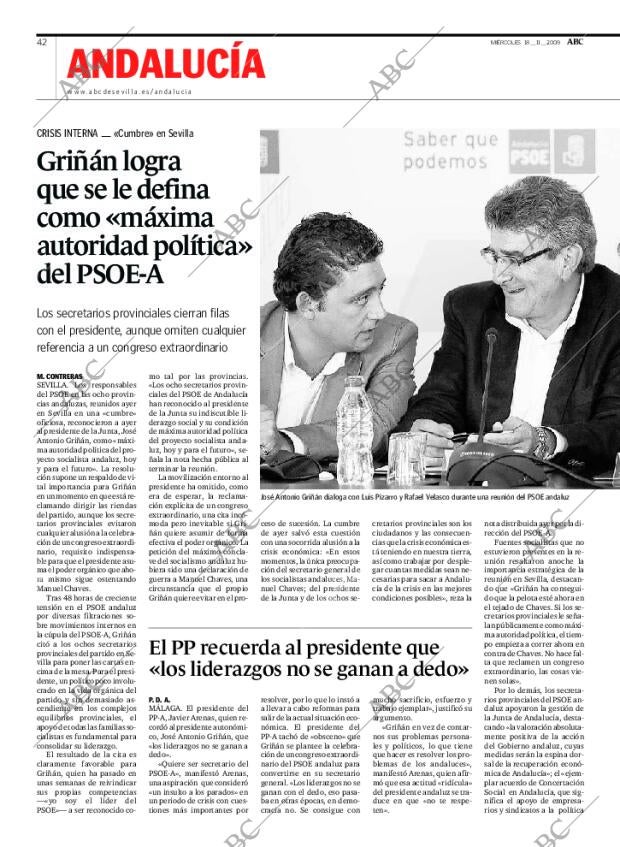 ABC SEVILLA 18-11-2009 página 42