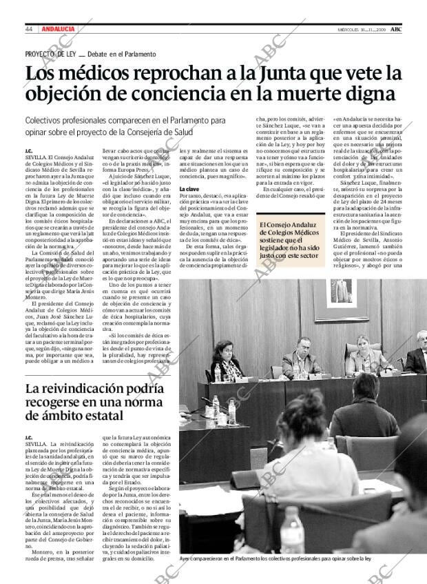 ABC SEVILLA 18-11-2009 página 44