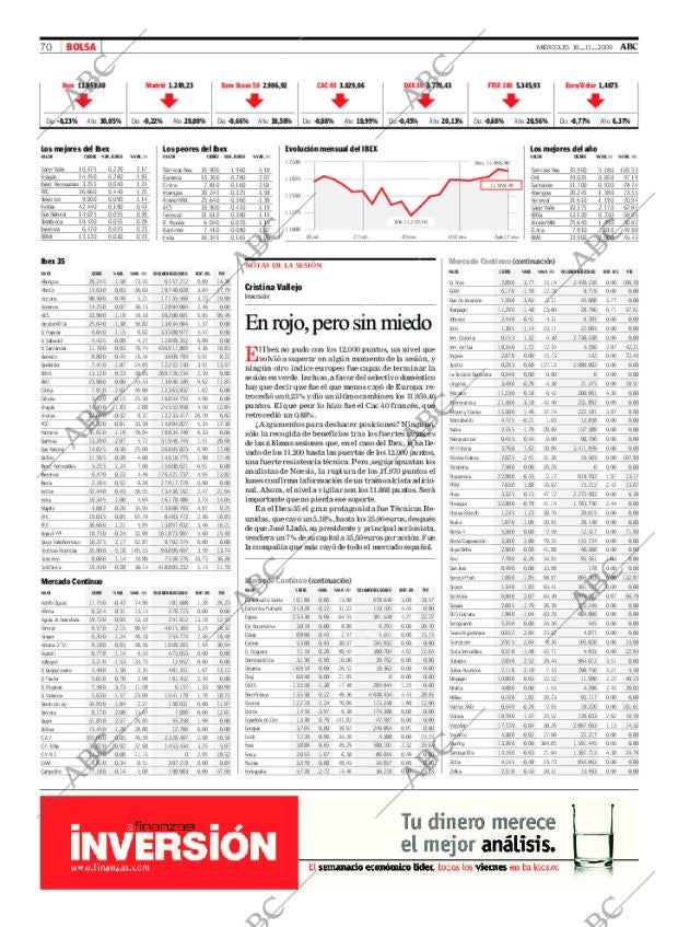 ABC SEVILLA 18-11-2009 página 70