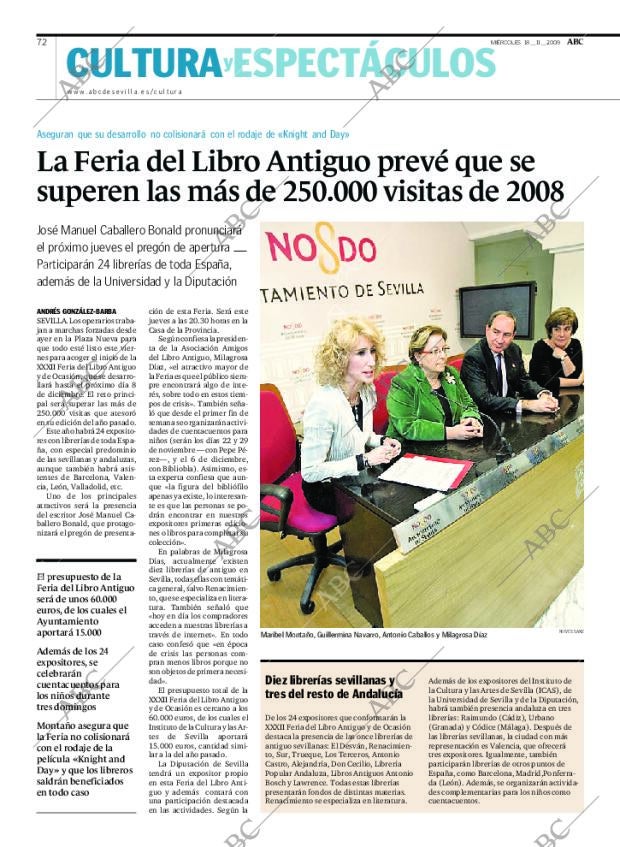 ABC SEVILLA 18-11-2009 página 72
