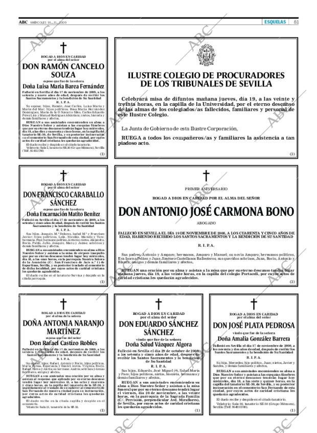 ABC SEVILLA 18-11-2009 página 81