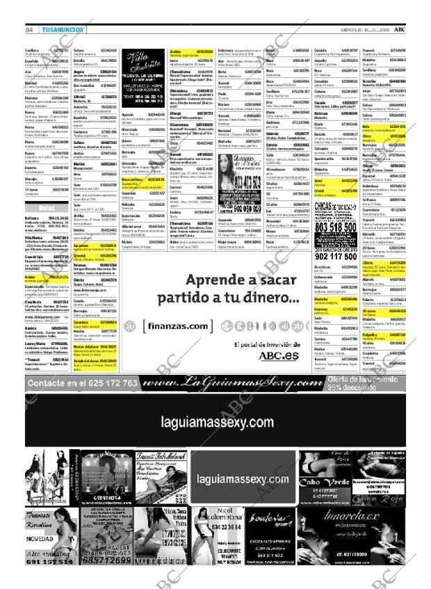 ABC SEVILLA 18-11-2009 página 84