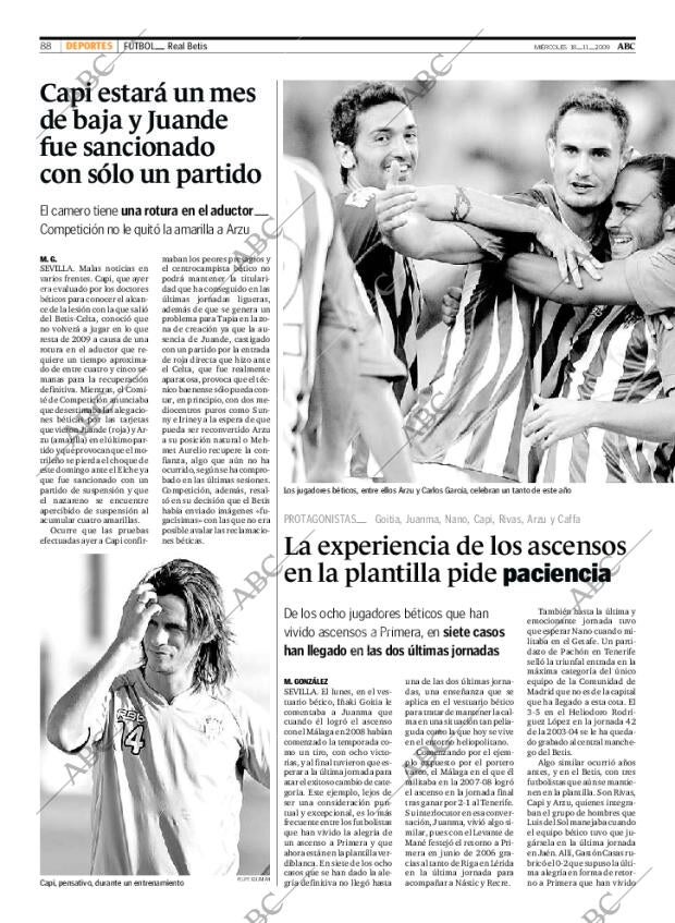 ABC SEVILLA 18-11-2009 página 88