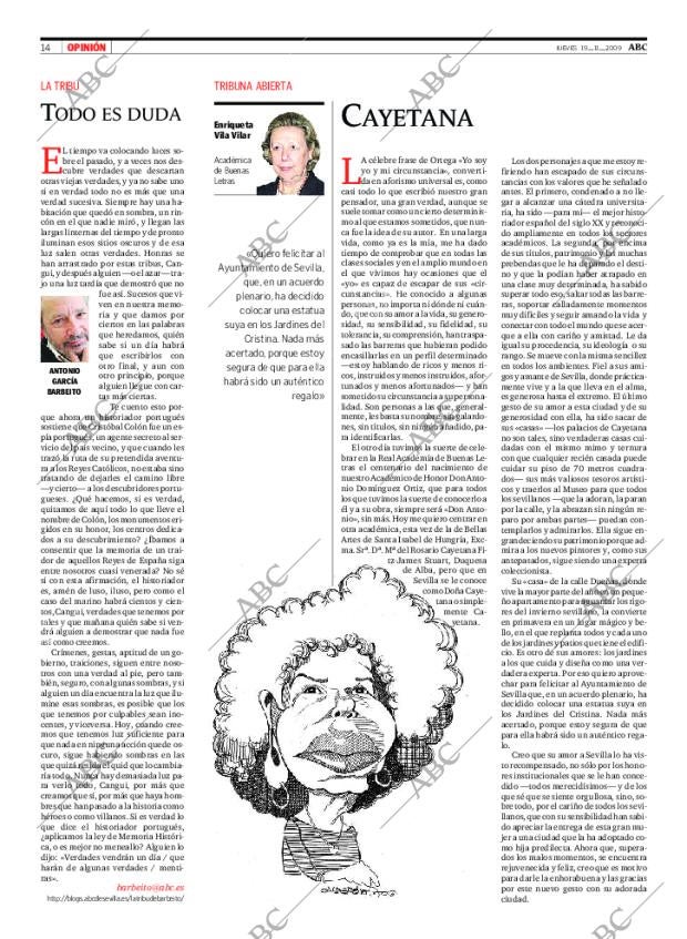 ABC SEVILLA 19-11-2009 página 14