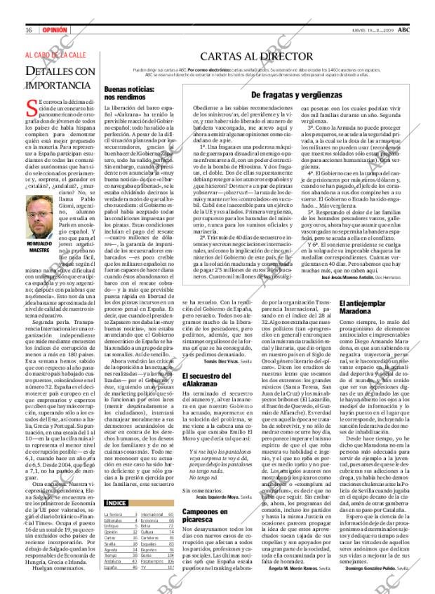 ABC SEVILLA 19-11-2009 página 16