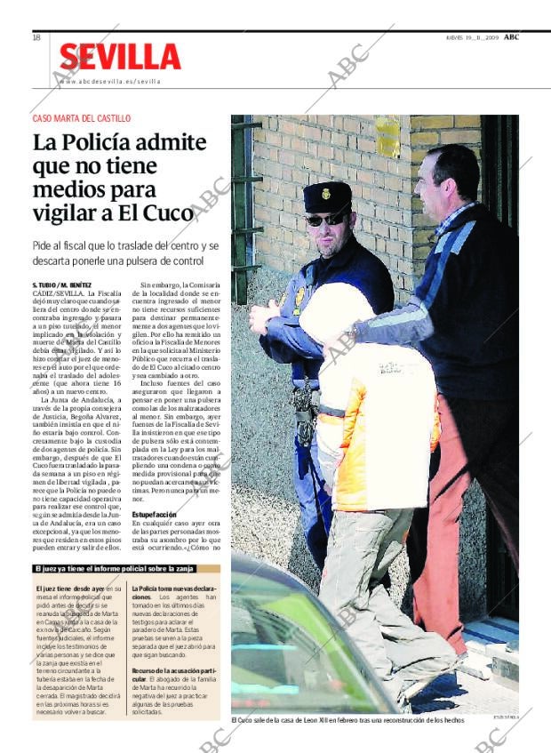 ABC SEVILLA 19-11-2009 página 18