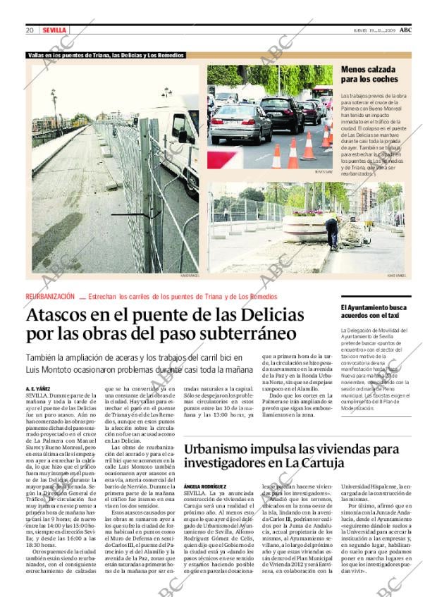 ABC SEVILLA 19-11-2009 página 20