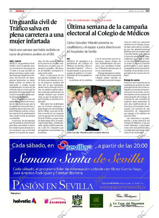 ABC SEVILLA 19-11-2009 página 28