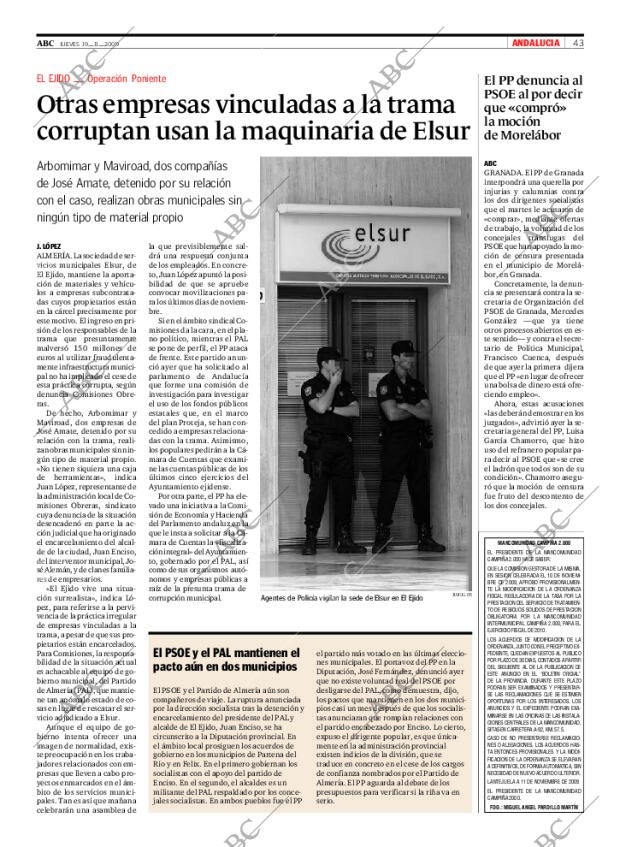 ABC SEVILLA 19-11-2009 página 43